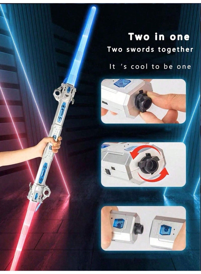 Interstellar Glow Sword - Extendable LED Flashing Toy with Gravity-Activated Sound Effects; Upgraded Color-Changing Metal Laser Sword for Dynamic Play and Imaginative Adventures - Perfect for Kids and Party Decorations - Image 5